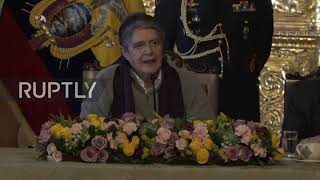 Ecuador: Hundreds rally in support of President Lasso in Quito amid state of emergency