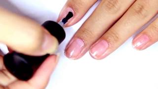 Nail art gel - Pittura Coreano adesivi nail art auto-Gel - Fiori Bianco Nero Farfalla