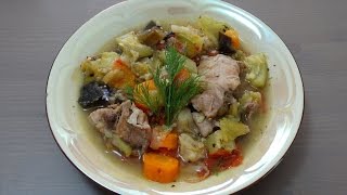 / Рагу овощное / С курицей / за 2 минуты /