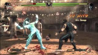 MK9 - Tony Cloud -vs- TylerLantern - My 1st Ranked Match - Mortal Kombat 9