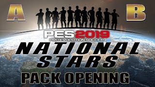 FICHANDO ENTRENADORES DE EXP. NATIONAL STARS PACK OPENING - PES 2019 MYCLUB