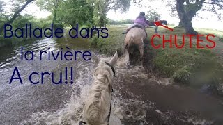 [cours GoPro] ballade dans la rivière à cru CHUTES♥ pantalons trempés