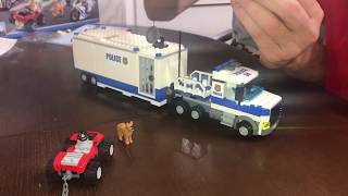 LEGO CITY Полицейский грузовик и полицейский участок - РАСПАКОВКА! Лего Сити: полиция и бандиты!