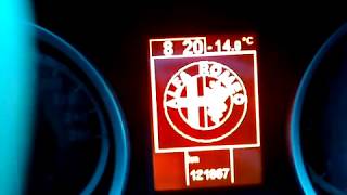 Alfa romeo 159 sw 1.9jtd Cold start