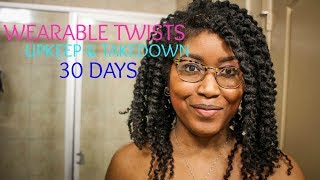 Wearable Twists On Long Hair Upkeep & Takedown 30 Days