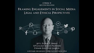 Framing Engagements in Social Media : Legal and Ethical Perspectives
