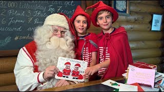 Briefe an den Weihnachtsmann: Hauptpostamt des Weihnachtsmanns Rovaniemi Lappland Video für Kinder