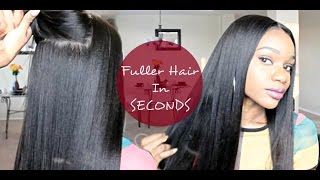 Natural To THICK!!! Fuller Hair In Seconds! | Twingodesses