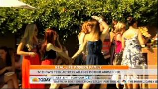'Modern Family' actress Ariel Winter alleges mother abused her-Today Show 11/9/12