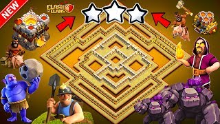 NEW TH11 War Base 2018 Anti 1 Star/Anti 2 Star With Replay Anti Bowler Anti Miner Anti Everything