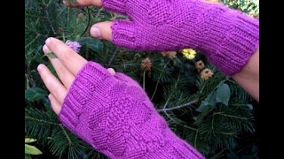Вязание Спицами - Митенки - модели 2019 / Knitting - mittens / Stricken - Fäustlinge