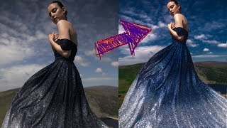 Photoshop and Lightroom Retouching Tutorial -  Wilderness Photoshoot