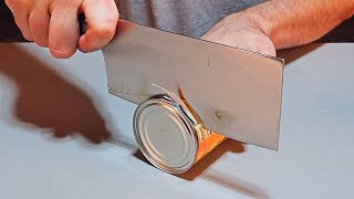 7 Cool Tricks to Open a Can without Can Opener