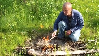 Как развести костер без дыма