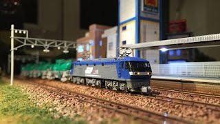 Zゲージ ロクハン EF210-1000 ＋ クラウンモデル タキ43000 / Z-scale Rokuhan EF210-100 + PRMLOCO taki-43000 tanks