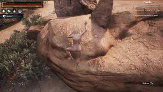 Conan Exiles BBW GIRL WITH HUG BOOBS LONG JUMP PART 01