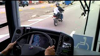 Treinamento com os mais novos ônibus de Sorocaba