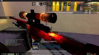 Нуб играет со своим братом PRO в Roblox CS GO #1
