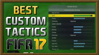 FIFA 17 4-3-3(2) TUTORIAL BEST CUSTOM TACTICS & PLAYER INSTRUCTIONS