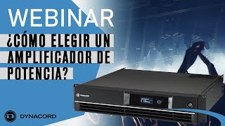 Webinar de amplificadores Dynacord Serie L