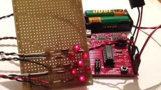 Самопальный семисегментный индикатор на msp430