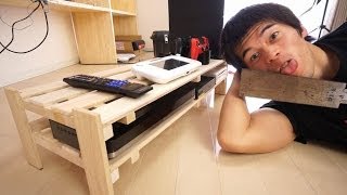 すのこで作る収納棚DIY！費用はなんと800円