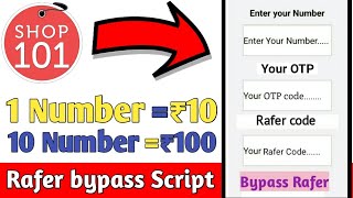 Shop101 App HAC*KED rafer bypass Script ?? || Online rafer bypass Script