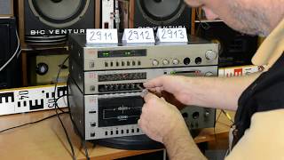 RFT HMK-V 100 amplifier, HMK-T 100 tuner, HMK-D 100 computer controlled cassette deck