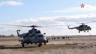 Учения воздушного десанта ЧФ в Крыму