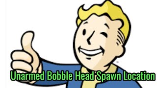 Fallout 76 - Unarmed Bobble Head (Spawn Location)