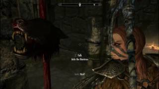 ELDER SCROLLS 5 SKYRIM  KILL THE WEREWOLF HUNTERS
