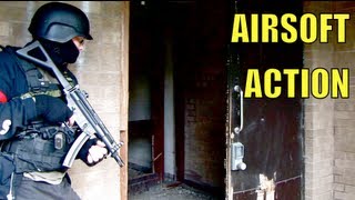 Airsoft War FPS Pistol & Grenade Gameplay at "Anzio Airsoft"