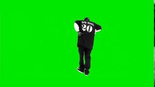 Snoop Doog  Футаж  Зеленый фон Хромакей