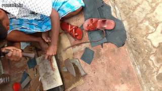 Custom Fit Gladiator Sandals Hand Crafted In Varkala, Kerala, India (2016-08-19)