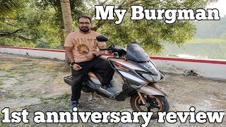 My Burgman Street 125 Scooter | 1st anniversary review