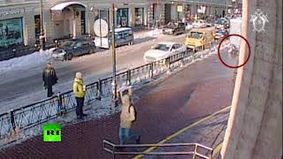 Покушение на убийство девушки в Санкт-Петербурге попало на камеру наблюдения