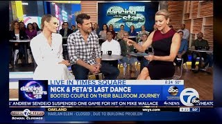 Nick & Peta DWTS 25 Exit Interview - GMA