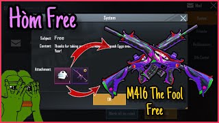 KIẾM M416 CHÚ HỀ (THE FOOL) FREE, MỞ HÒM EVENT + VÉ QUAY FREE VÀ CÁI KẾT || PUBG MOBILE