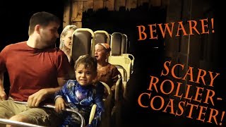 TERRIFYING HALLOWEEN ROLLERCOASTER!! | Sam & Nia