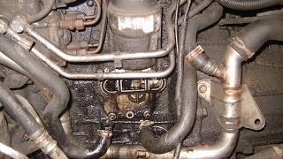 Замена прокладки теплообменника OPEL ZAFIRA 2.0 TDI Replacing the heat exchanger gaskets