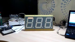 7-сегментный дисплей 3 цифры по 4 дюйма