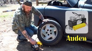 AUDEW PORTABLE AIR COMPRESSOR PUMP?Tire Inflation FAST Double Cylinder REVIEW?