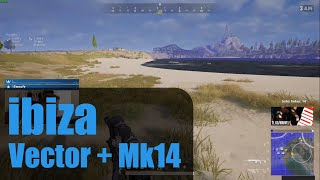 ibiza 18 kills Vector + Mk14 solo Erangel | PUBG Highlights