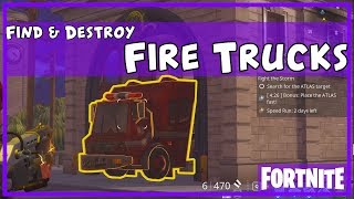 FORTNITE guide - Daily destroy (Fire Trucks)