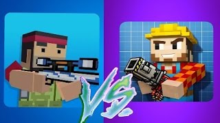 Block Strike (4.0.6) vs. Pixel Gun 3D (12.0.1)