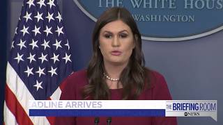White House press briefing following President Donald Trump's Las Vegas visit