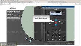 Cisco 6921 6941 6961 Logging In Phone Training