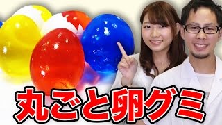 【実験】丸ごと卵グミ作ってみた！