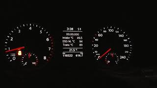 Tiguan K04 Hybrid Turbo  0-100 @ 3.728