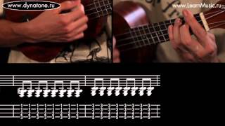 Видео урок: как играть песню Seven Nation Army - The White Stripes на укулеле (гавайская гитара)